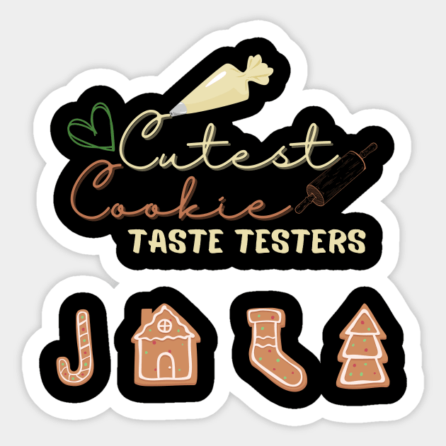 Cookie Taste Testers Sticker by WildenRoseDesign